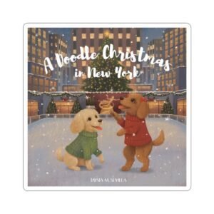 A Doodle Christmas in New York Sticker