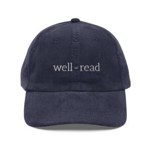 Well-Read Hat Corduroy Cap
