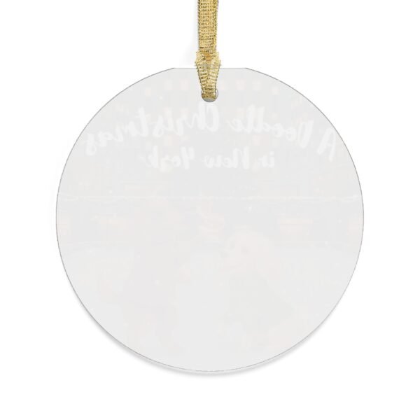 A Doodle Christmas in New York Acrylic Ornament - Image 3